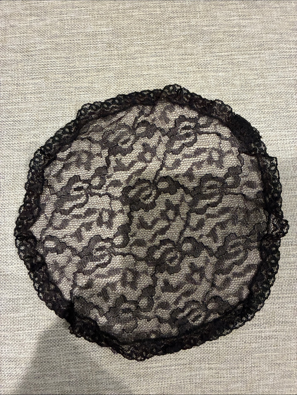 Vintage lace chapel cap
